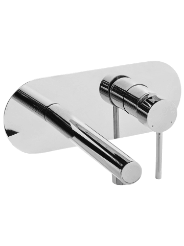 Beliani Wasserhähne CLAVIJO in Silber - (W) 26 x (H) 10 x (L) 20 cm