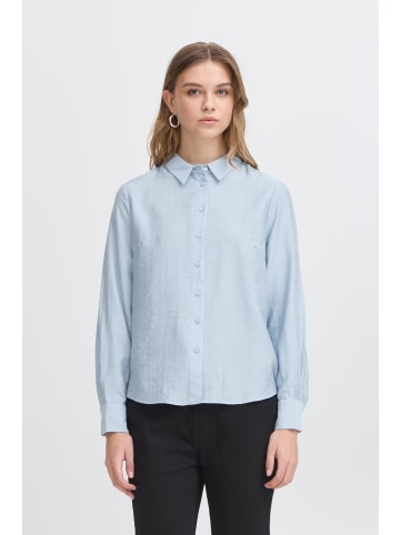 ICHI Hemd langarm IXWILMA Regular fit in Cashmere Blue