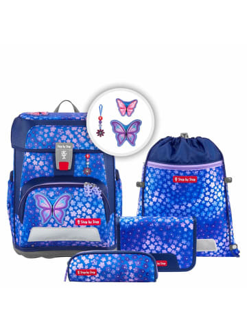 Step by Step Cloud - Schulranzen Set 5tlg. (Police Truck Charly) in Butterfly Maja
