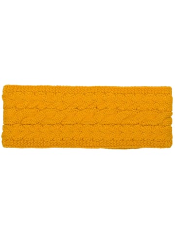 styleBREAKER Strick Stirnband in Curry