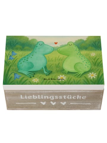 Mr. & Mrs. Panda Schatulle Frosch Liebe Design ohne Spruch in Weiß