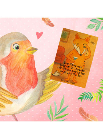 Mr. & Mrs. Panda Grußkarte Fuchs Lord Design mit Spruch in Weiß