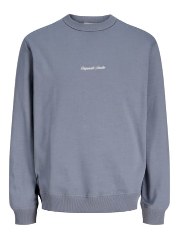 Jack & Jones Sweatshirt JORNORREBRO EMB SWEAT CREW in Blau