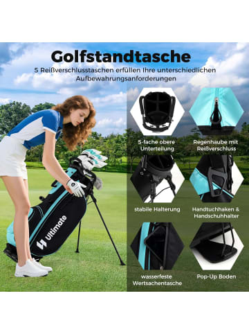 COSTWAY komplettes Damen Golfschläger Set in Grün