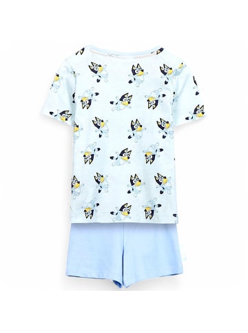 Cerda 2tlg.Outfit T-Shirt & Shorts Bluey in Hellblau
