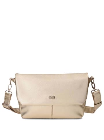 Zwei Mademoiselle M60 - Umhängetasche 33 cm (cord-mocca) in gold