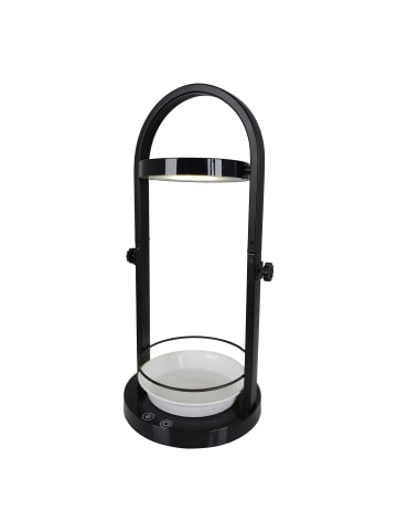 näve LED Tischleuchte "PLANTY" in schwarz - (L)18.2 cm x (B)18.2 cm x (H)53.5 cm