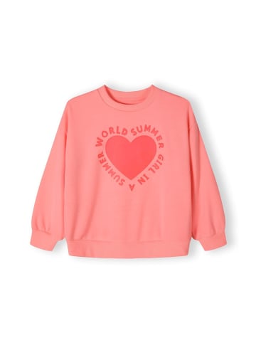 Minoti Sweatshirt 22fleece49 in koralle