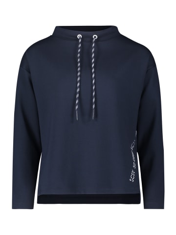 Betty Barclay Sweatshirt mit hohem Kragen in dunkelblau