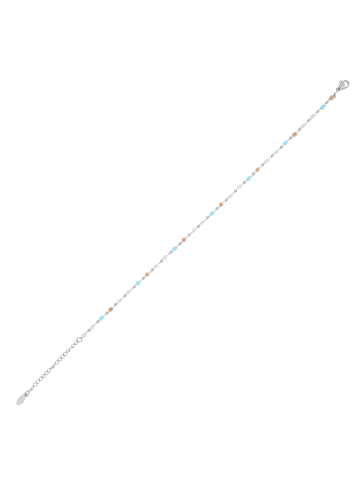 Adeliás Damen Anhänger aus Edelstahl mit Perle in silber