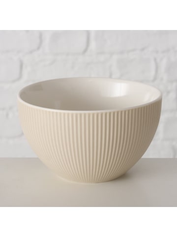 Boltze Müslischale Ranura in beige