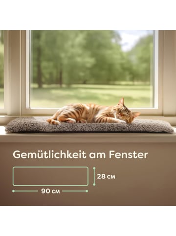 Knupis Katzen Fensterliege Fensterbank rutschfest - Selbstwärmende