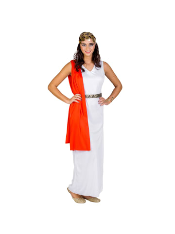 tectake Langes, bequemes Kleid, weiß