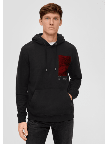 S. Oliver Sweatshirt langarm in Schwarz