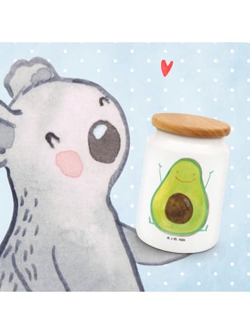 Mr. & Mrs. Panda behälter Avocado Glücklich ohne Spruch in Weiß