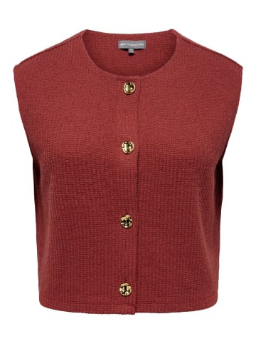 ONLY Carmakoma Strickjacke in Spiced Apple