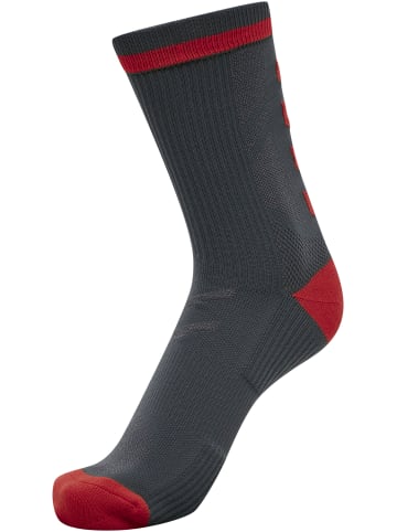 Hummel Low Socken Elite Indoor Multisport Erwachsene in EBONY/FLAME SCARLET
