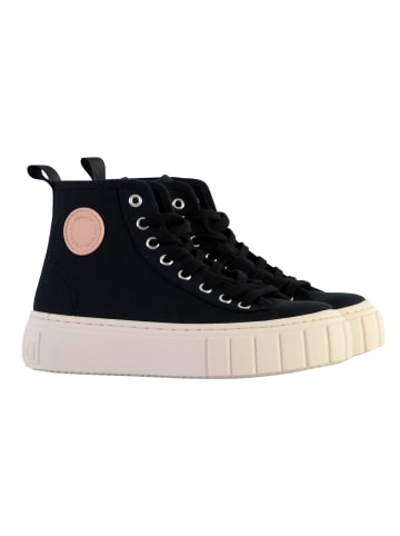 Victoria Hohe Sneaker mit Schnürung Schwarz