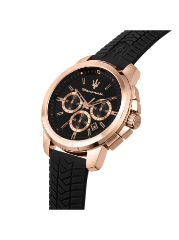 Maserati Chronograph-Armbanduhr Maserati Successo in schwarz groß (ca. 44mm)