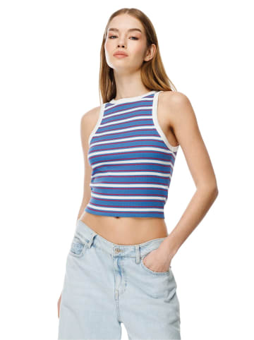 Alexa Dash Blouse in Blau