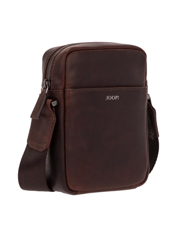 JOOP! Schultertasche 'Cerratano Rafael in Dunkelbraun 13,50 x 18,50 x 5,00 cm'