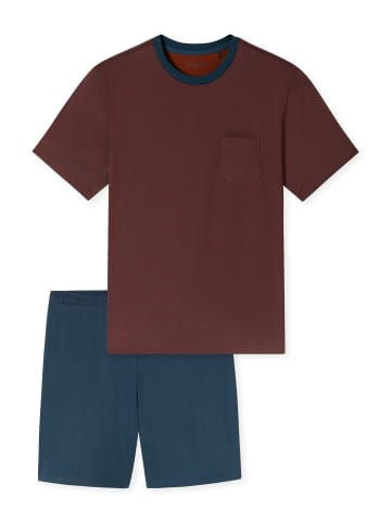 Schiesser Schlafanzug Comfort Essentials in Rot