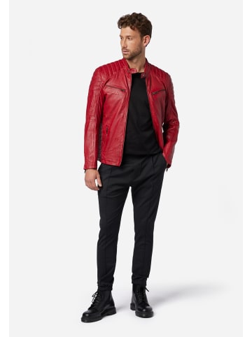 Ricano Lederjacke Cooper in Rot