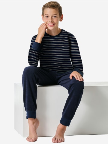 Schiesser Pyjama Nightwear 2 in Dunkelblau