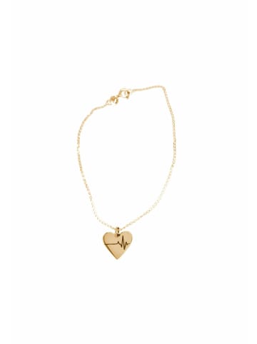 Gemshine Armband Herzfrequenz in gold coloured
