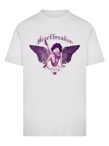 F4NT4STIC T-Shirt Betty Boop Heartbreaker Tattoo in weiß