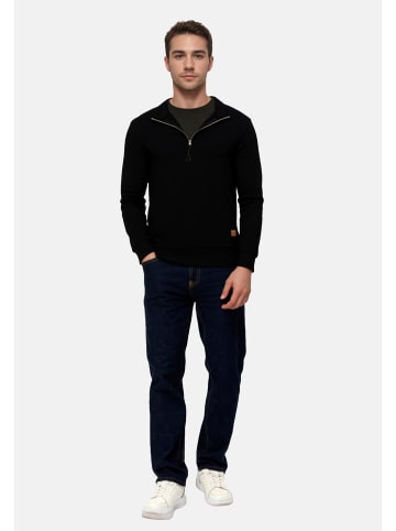 KEY LARGO Sweatshirt 'KLCOACH' in schwarz