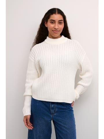 Kaffe Strickpullover KAbess in Chalk