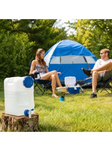 relaxdays Wasserkanister in Weiß - 20 l