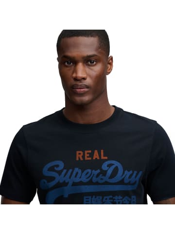 Superdry T-Shirt 1er Pack in Dunkelblau
