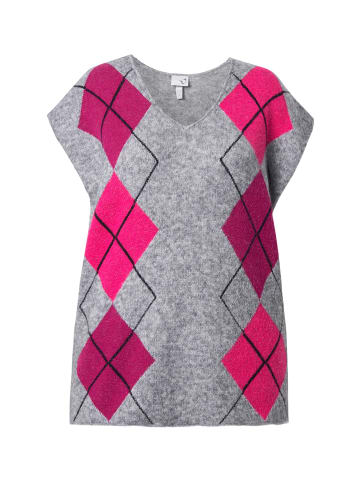 Ulla Popken Pullover in grau melange