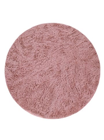 KADIMA DESIGN Hochflor Teppich Shaggy waschbar Unifarben Schlafzimmer in Fuchsia