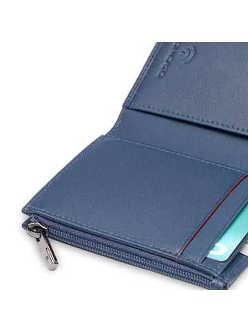 Roncato Detroit Geldbörse RFID Schutz Leder 8 cm in denim