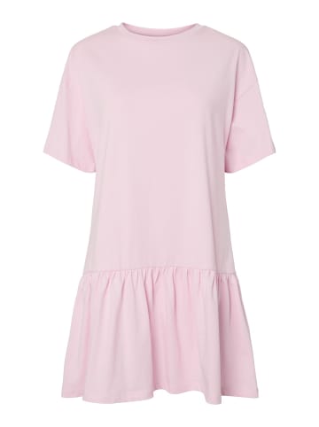 Pieces Midikleid in Pink Tulle