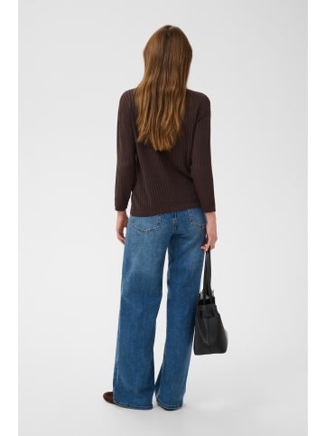 Kaffe Strickpullover KAabalina Loose fit in Coffee Bean