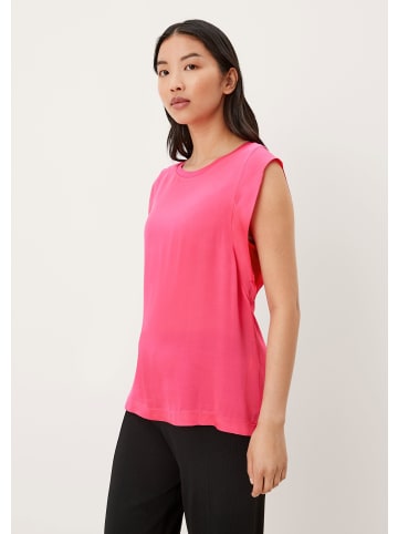 s.Oliver BLACK LABEL T-Shirt kurzarm in Pink