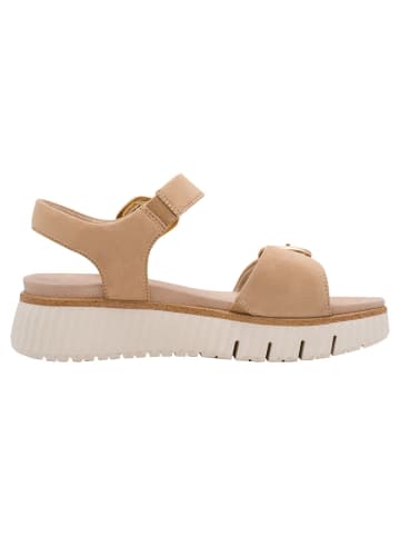 Tamaris WIDE FIT Sandale in CAMEL SUEDE