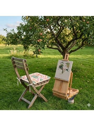 JACK Outdoor Motiv Stuhlkissen 38x38cm Wasserfest in Palmengarten