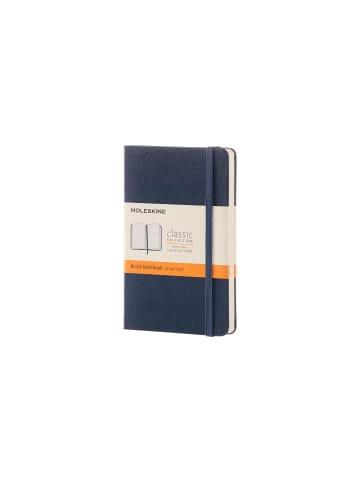 Moleskine Notizbuch mit festem Einband, 70g-Papier, Liniert "Classic" in Saphir