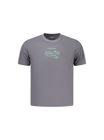 Calvin Klein Grau Herren T-Shirt aus Baumwolle