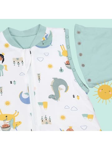 Schlummersack Babyschlafsack, 2.5 TOG in Weiß-Blau