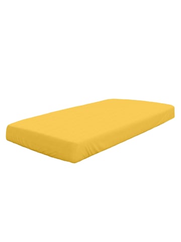 Dormisette Spannbetttuch Mako-Feinjersey in mais