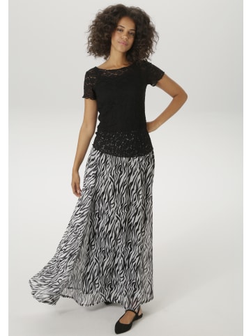 Aniston CASUAL T-Shirt in schwarz