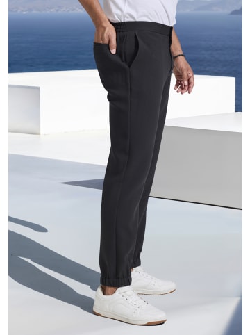 John Devin Stoffhose in schwarz