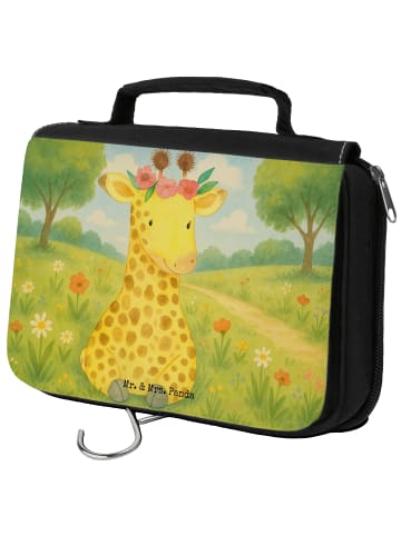 Mr. & Mrs. Panda Schminktasche Giraffe Blumenkranz Design ohne S... in Weiß