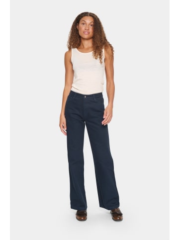 SAINT TROPEZ Jeans IluSZ Gerade Passform in Midnight Sail